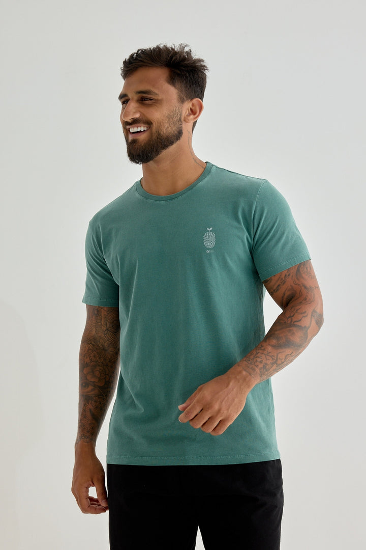 Camiseta Estonada - Identidade Sustentável - Verde