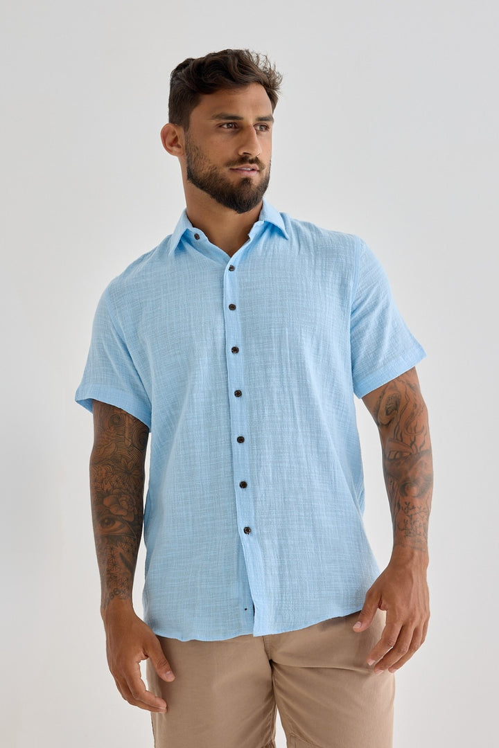 Camisa Mar - Azul Claro
