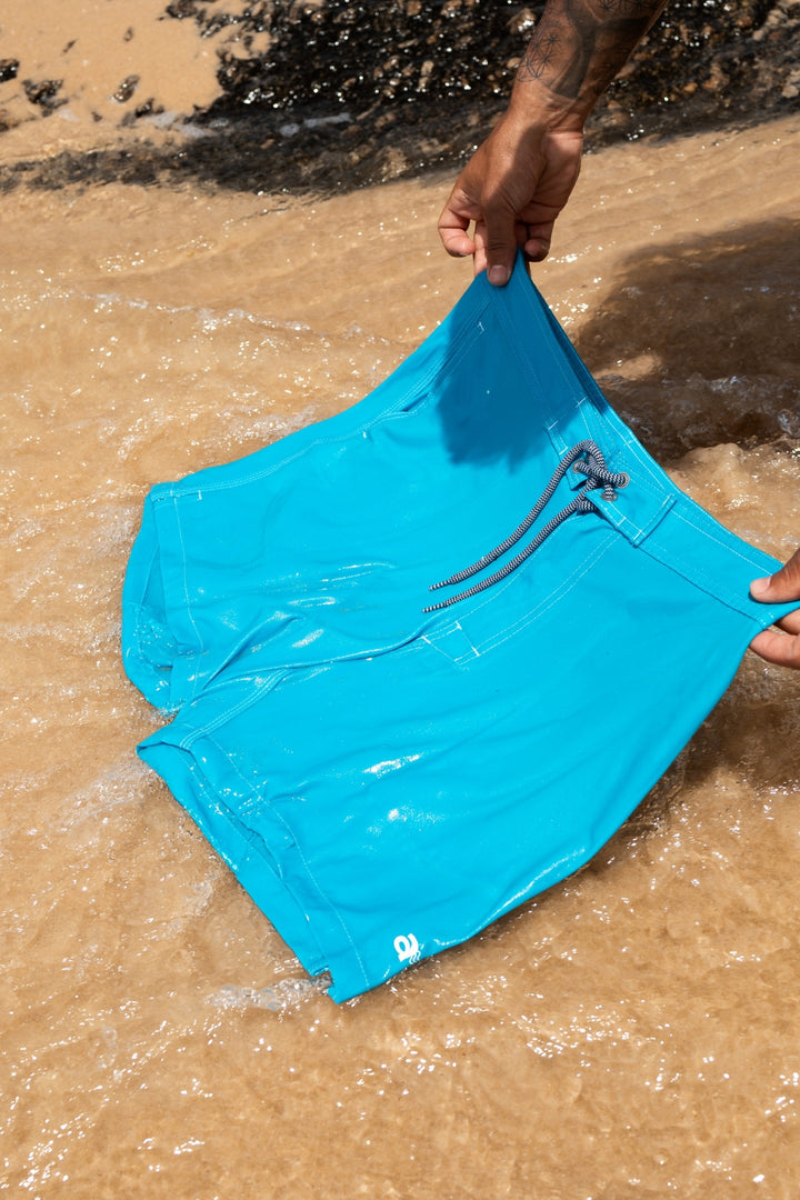 Boardshort Old-school - Azul Turquesa