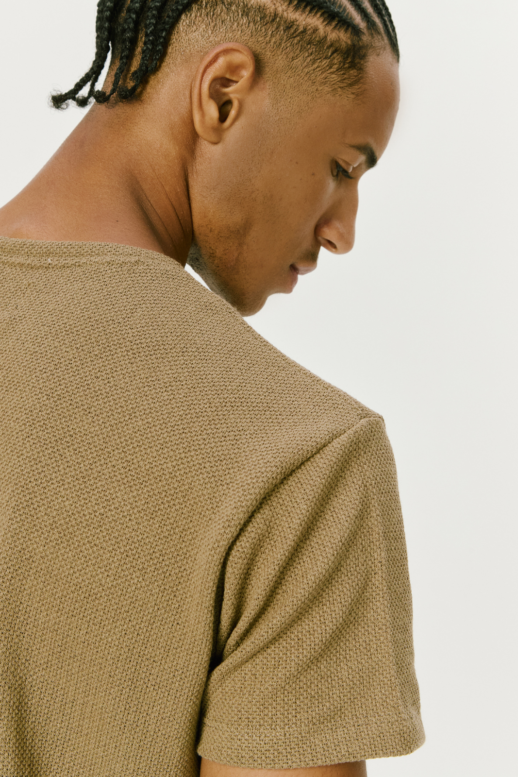 Camiseta Texture - Caqui