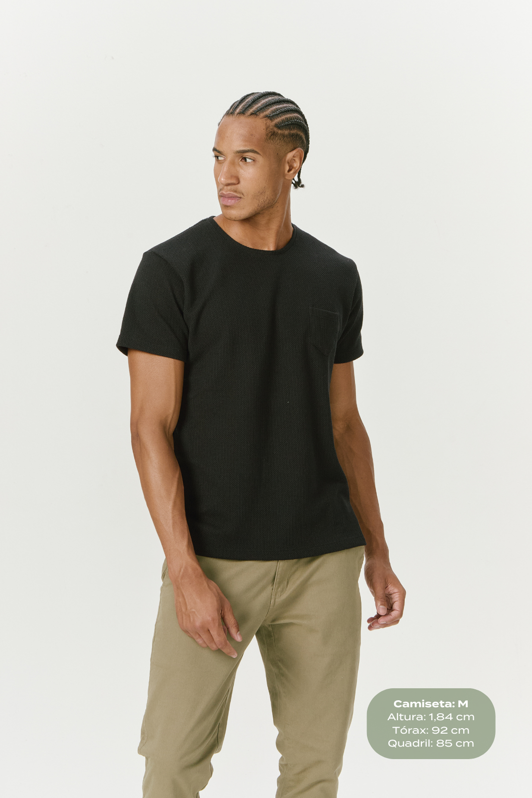 Camiseta Texture - Preta