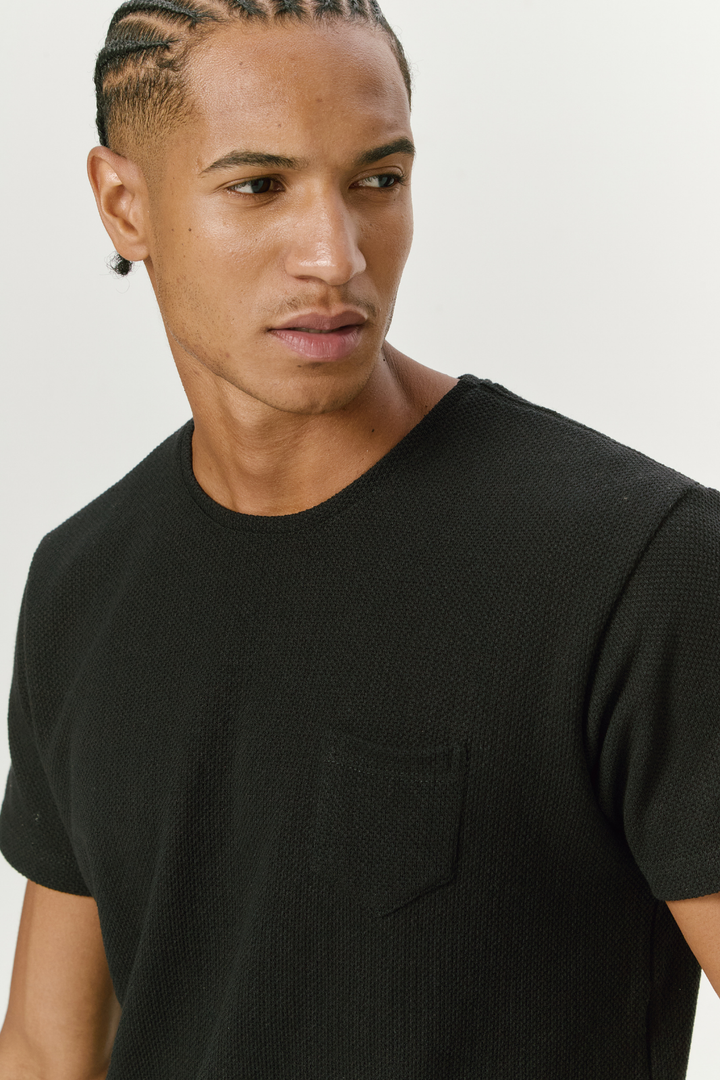 Camiseta Texture - Preta