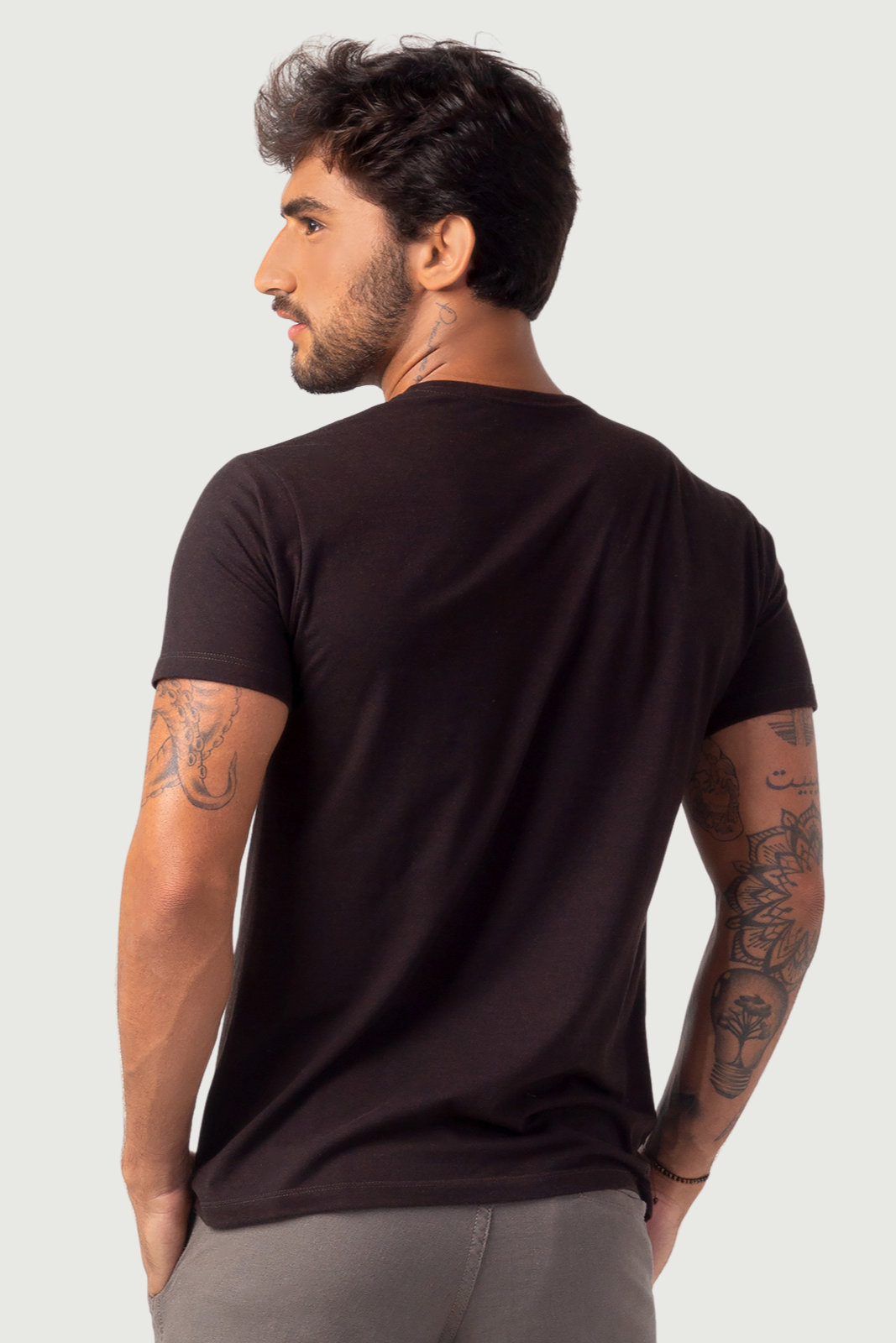 Camiseta Malha Coffee - Marrom