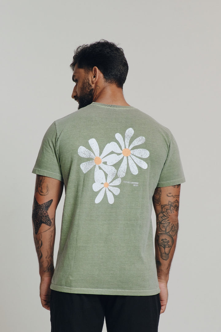 Camiseta Estonada - Nature Lovers - Verde
