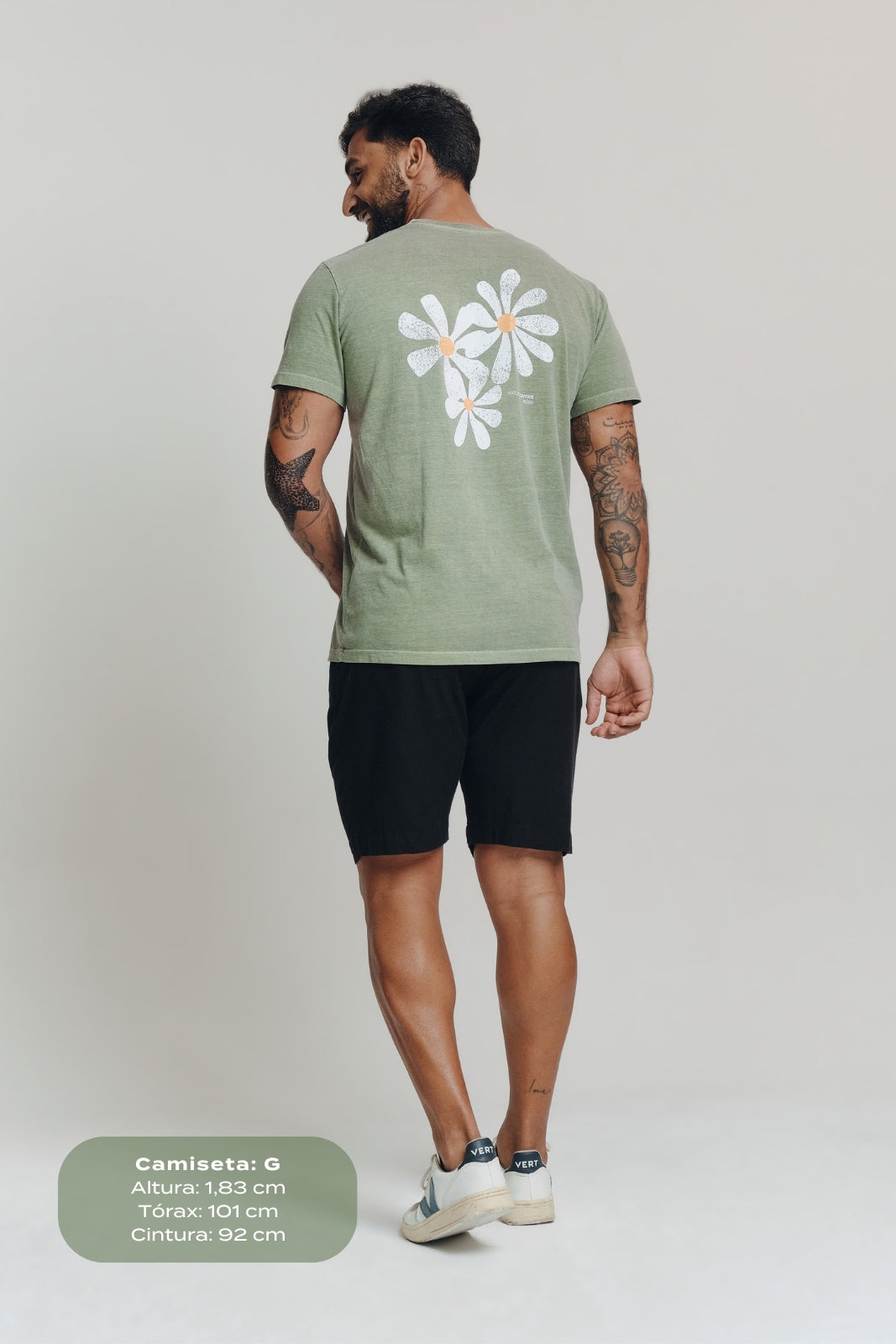 Camiseta Estonada - Nature Lovers - Verde