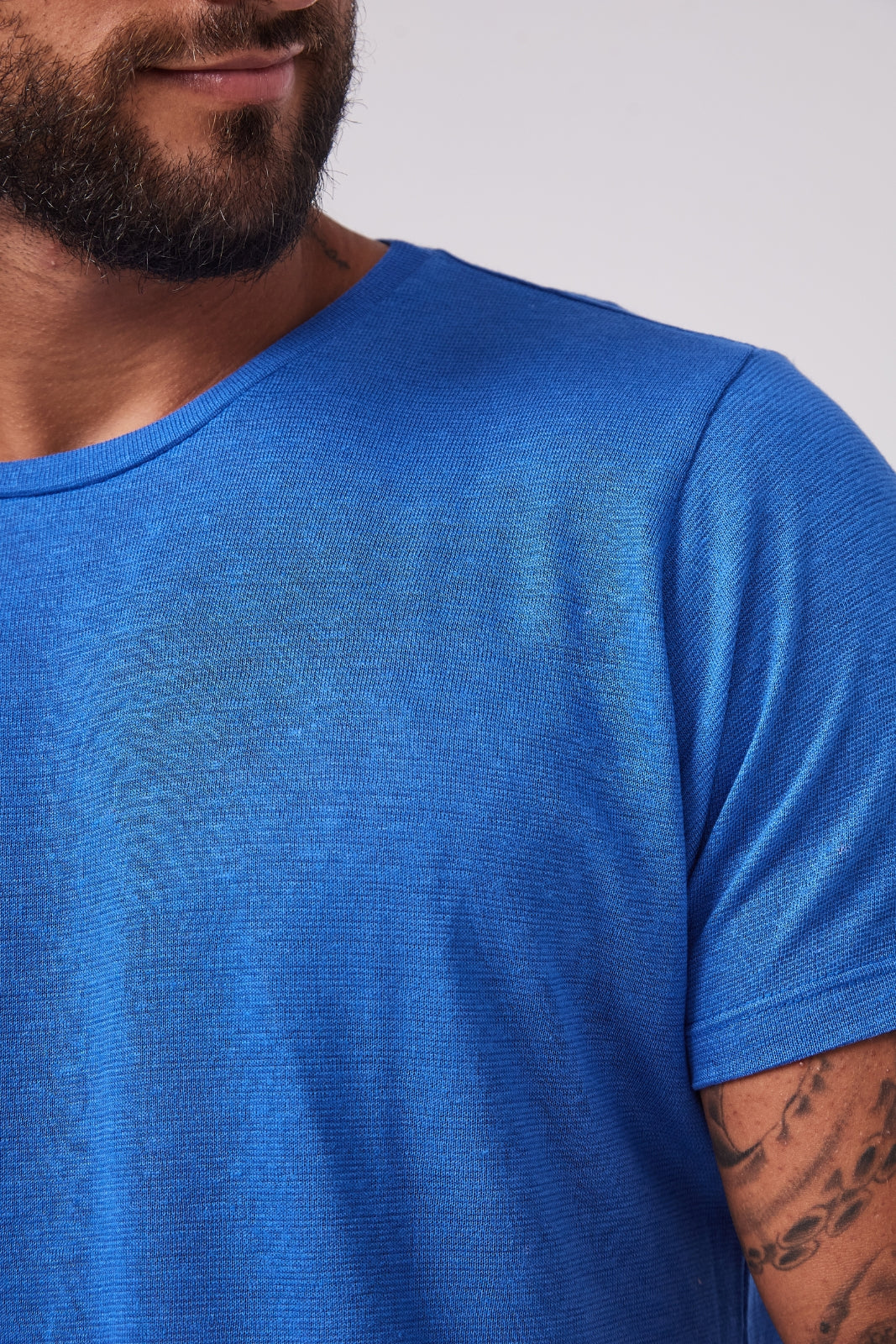 Camiseta de Linho Belga - Azul