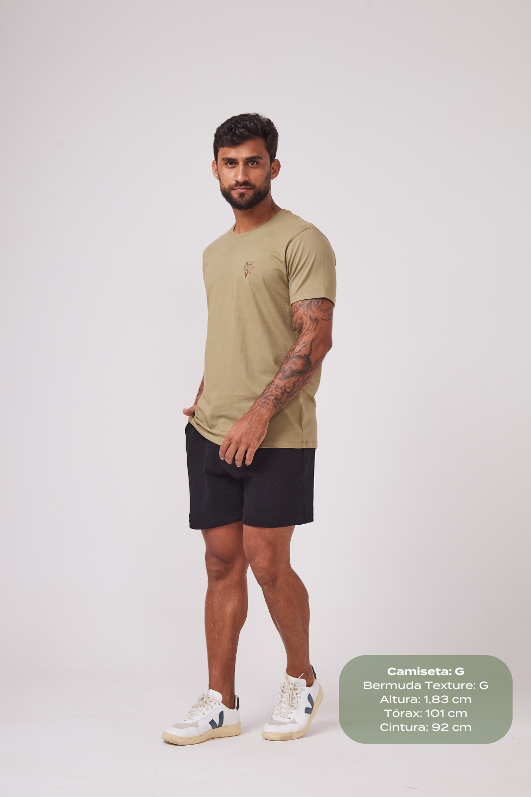 Camiseta Fio Egípcio Biomas - Verde