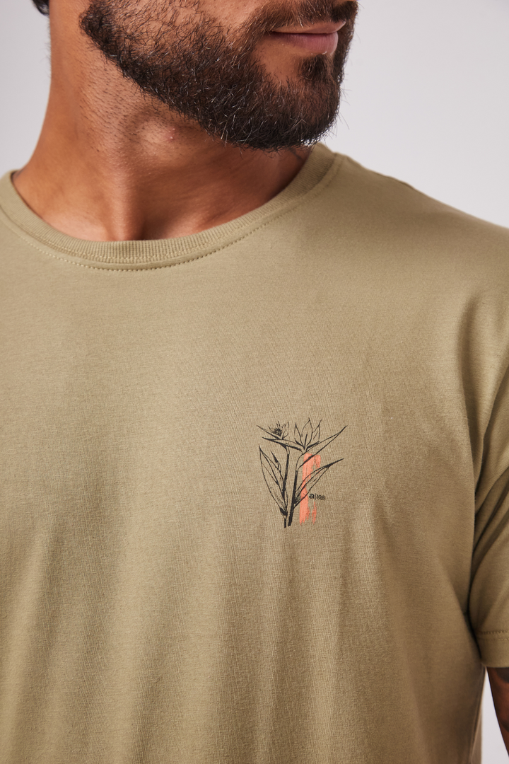 Camiseta Fio Egípcio Biomas - Verde