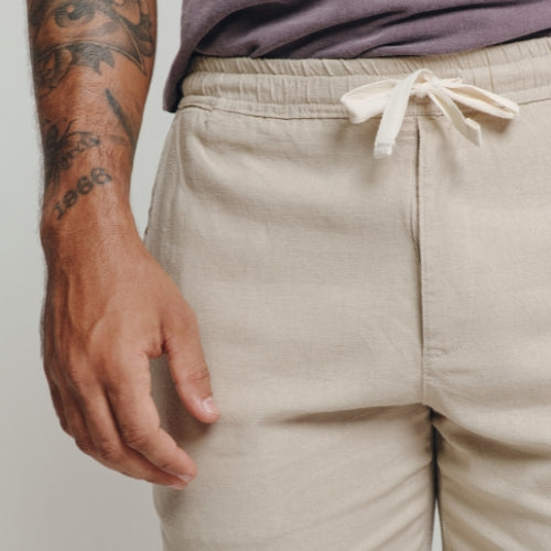 - Bermudas - Linho Ecológico