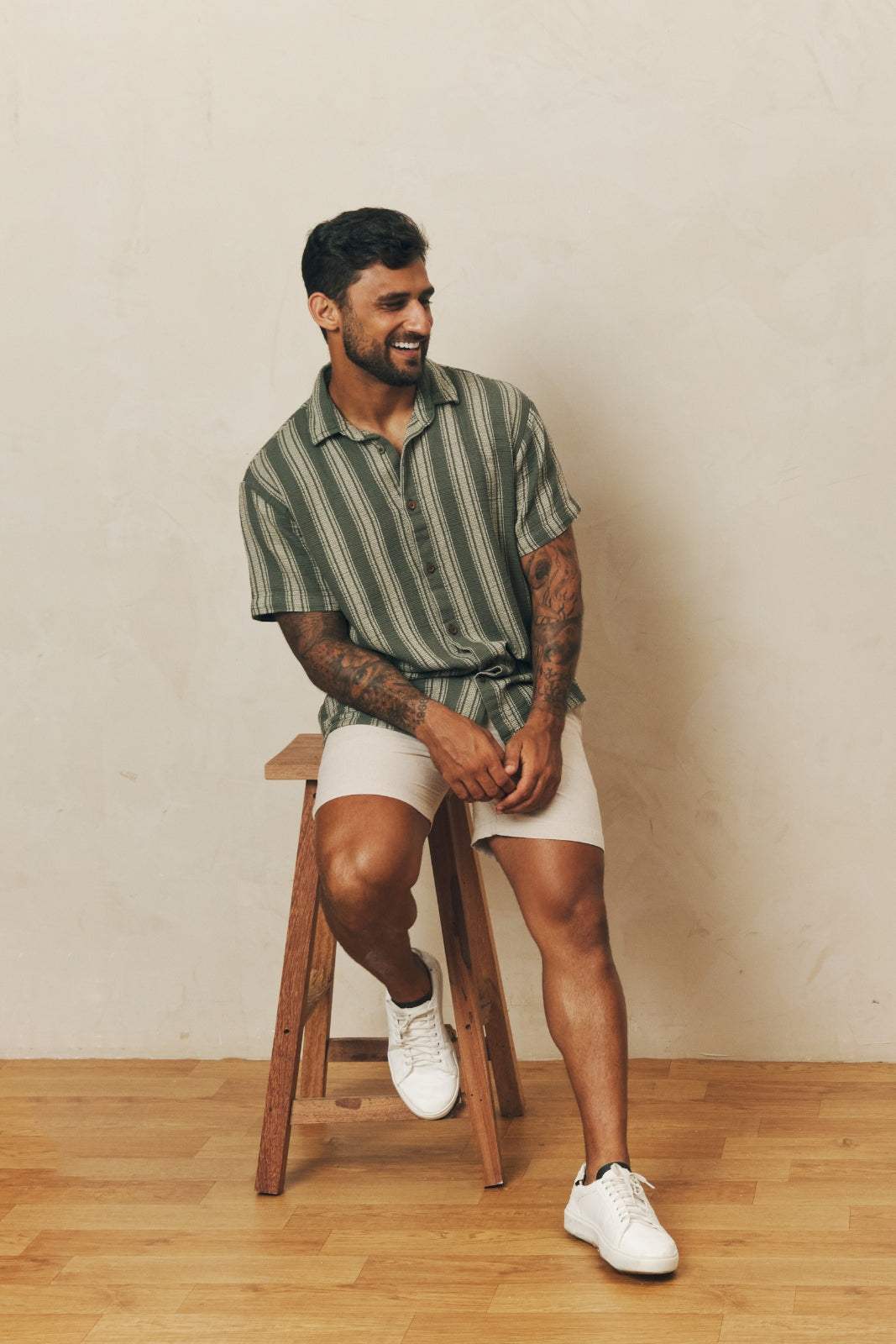 Camisa Texturizada Atlântica - Verde