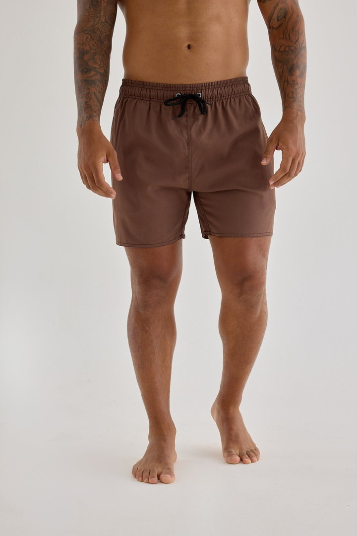 Short Summer Elastic - Marrom
