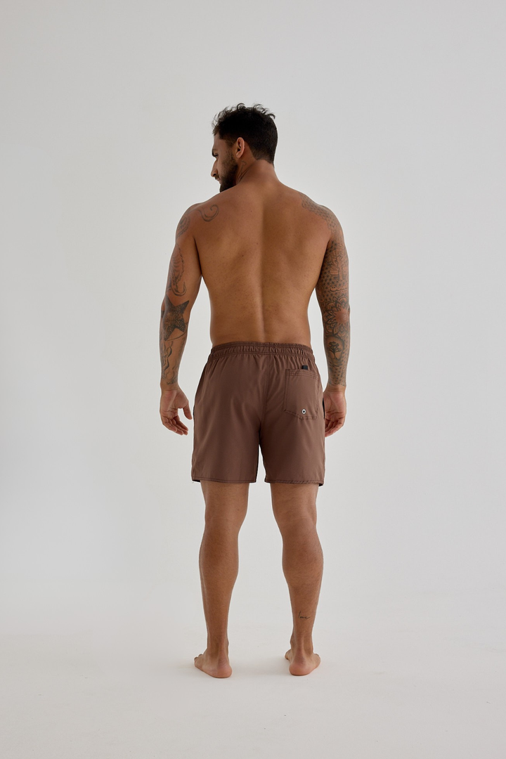 Short Summer Elastic - Marrom