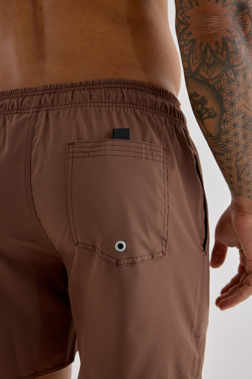 Short Summer Elastic - Marrom