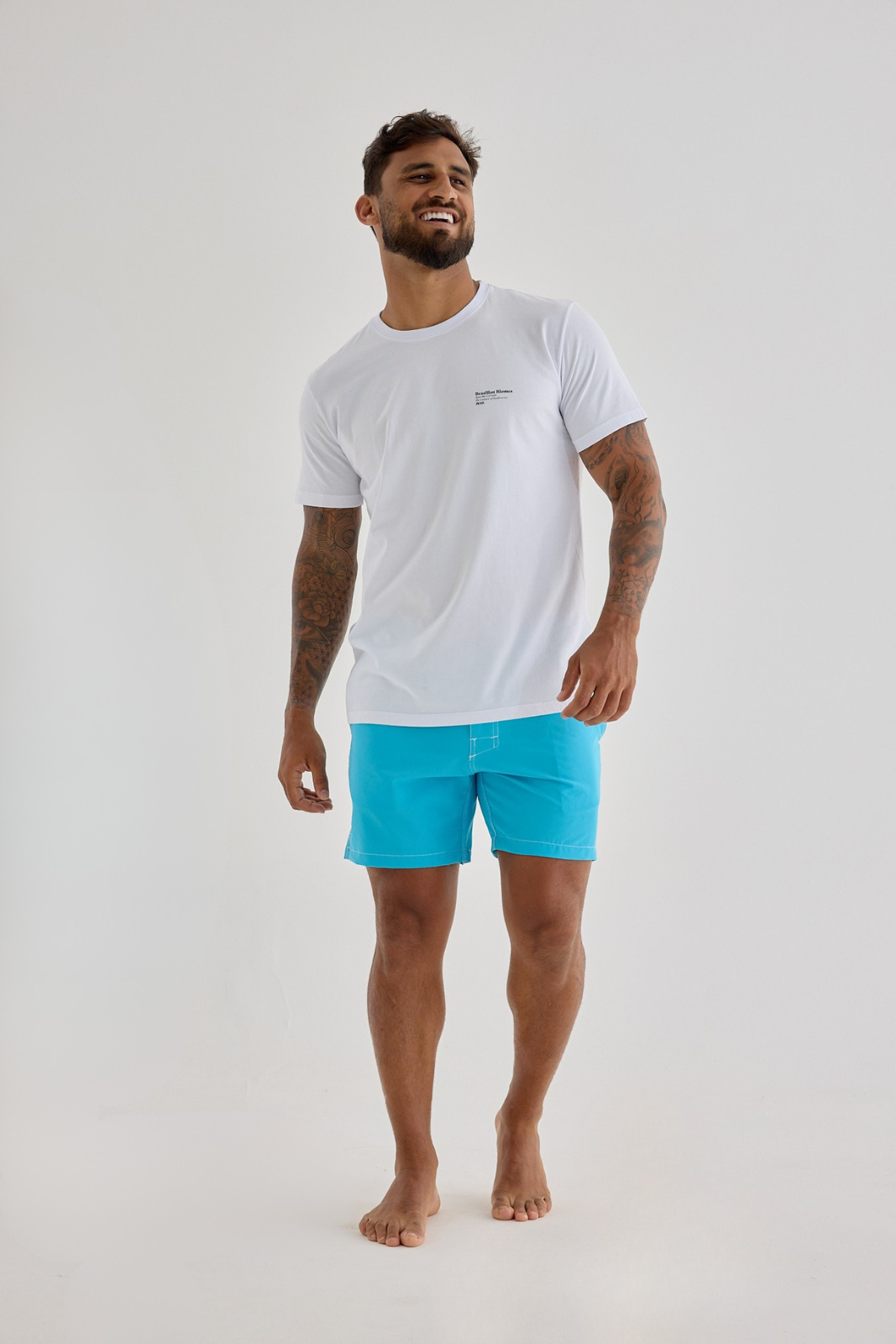 Boardshort Old-school - Azul Turquesa