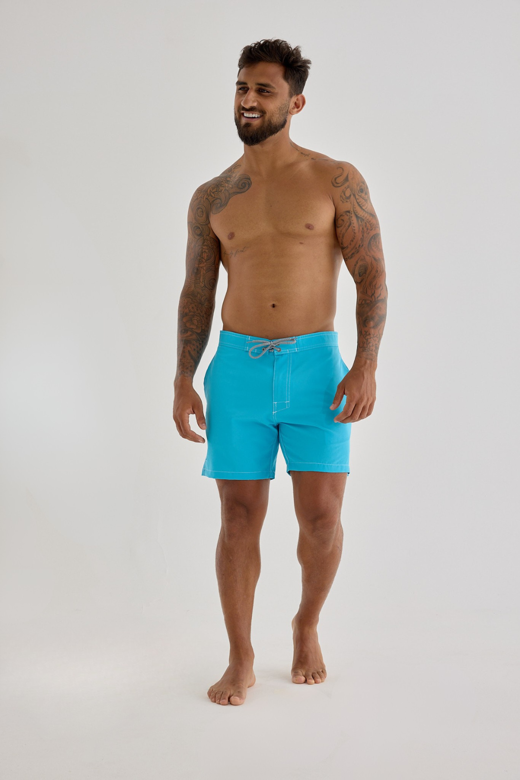 Boardshort Old-school - Azul Turquesa