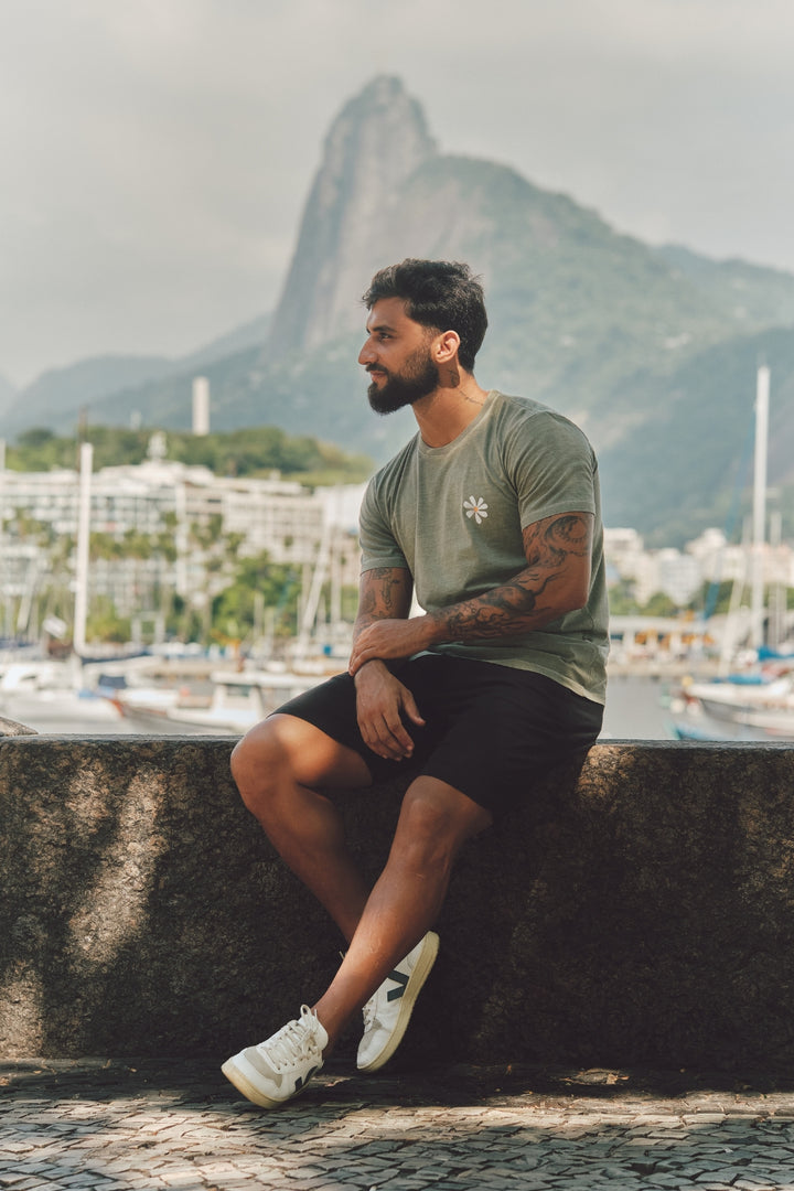 Camiseta Estonada - Nature Lovers - Verde