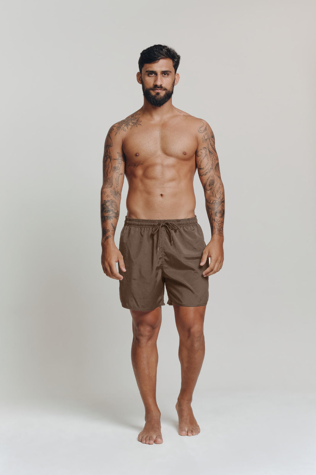 Short Summer Elastic - Marrom