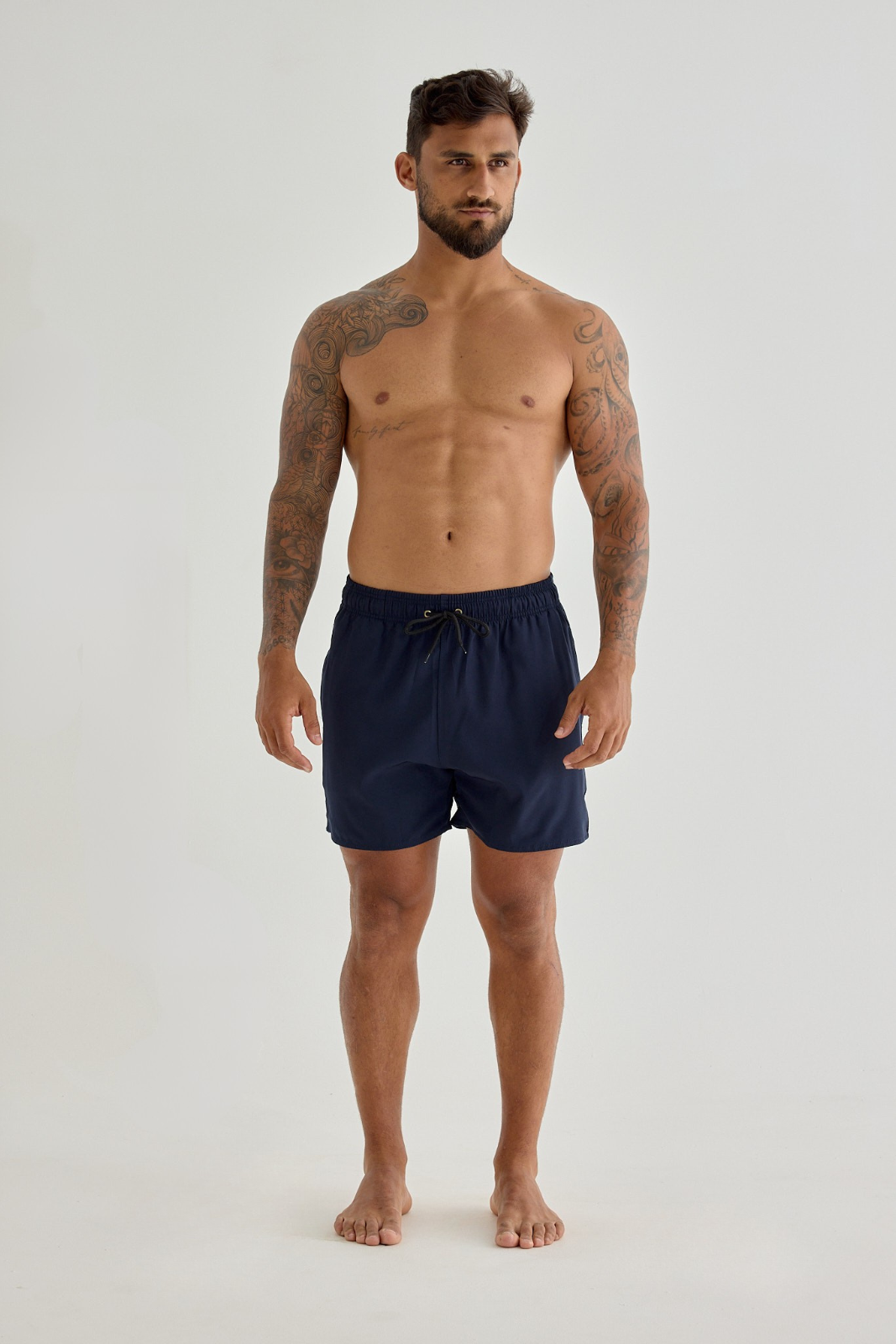 Short Summer Elastic - Azul Marinho