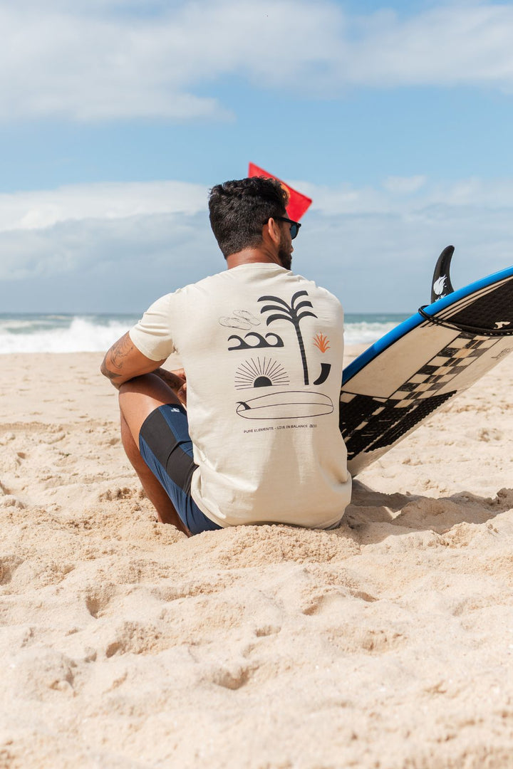 Camiseta Estonada - Ocean Soul - Areia