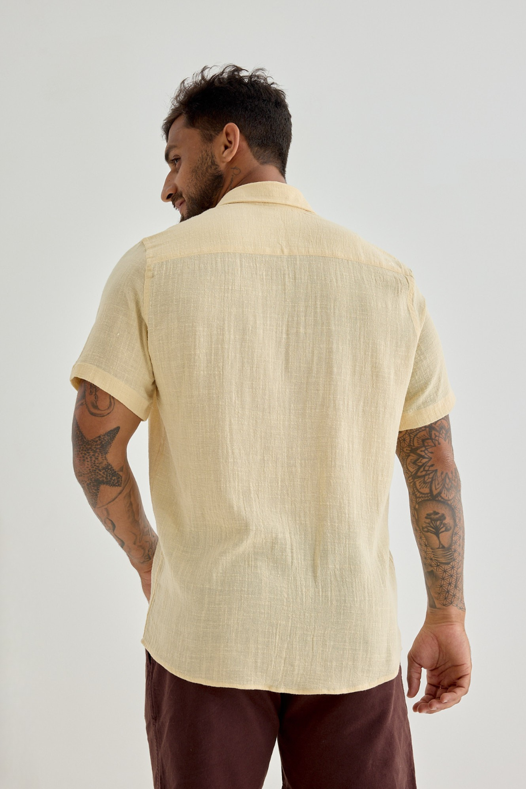 Camisa Mar - Amarelo Manteiga