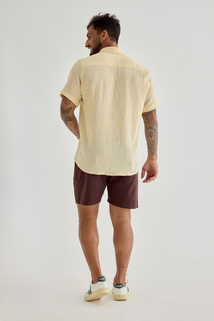 Camisa Mar - Amarelo Manteiga