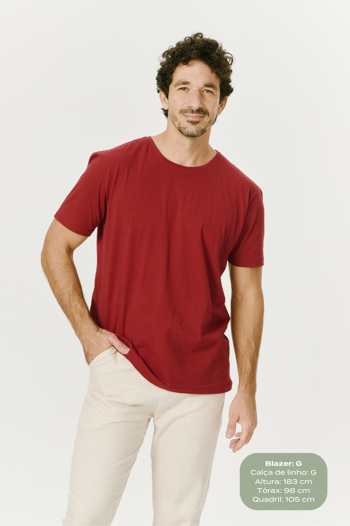 Camiseta Origens Fio Egípcio - Bordo