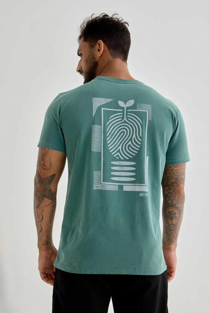 Camiseta Estonada - Identidade Sustentável - Verde