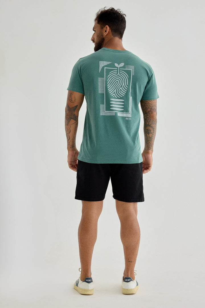 Camiseta Estonada - Identidade Sustentável - Verde