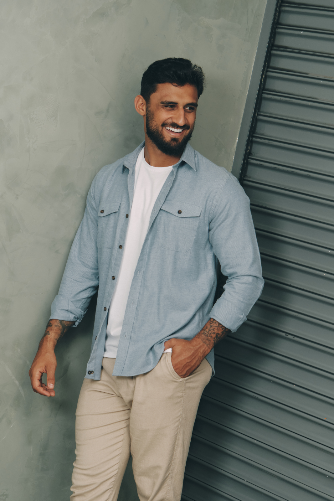 Camisa OverShirt Flanela Serra - Azul Jeans