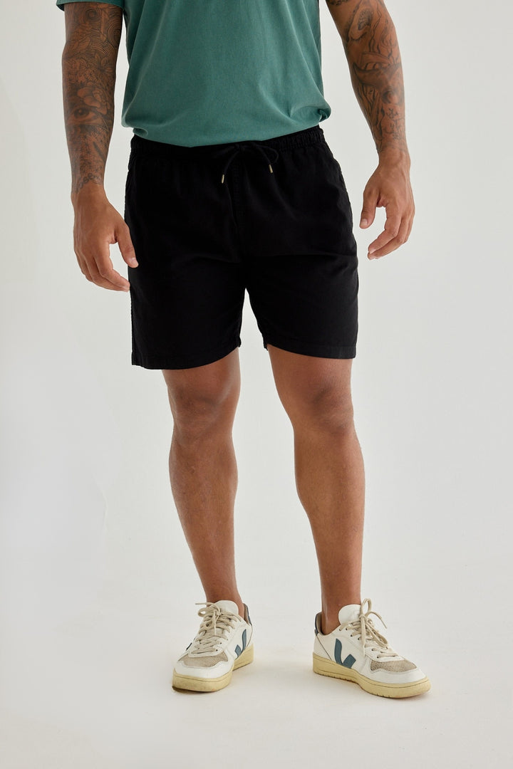 Short de Sarja Walk Ocean - Preto