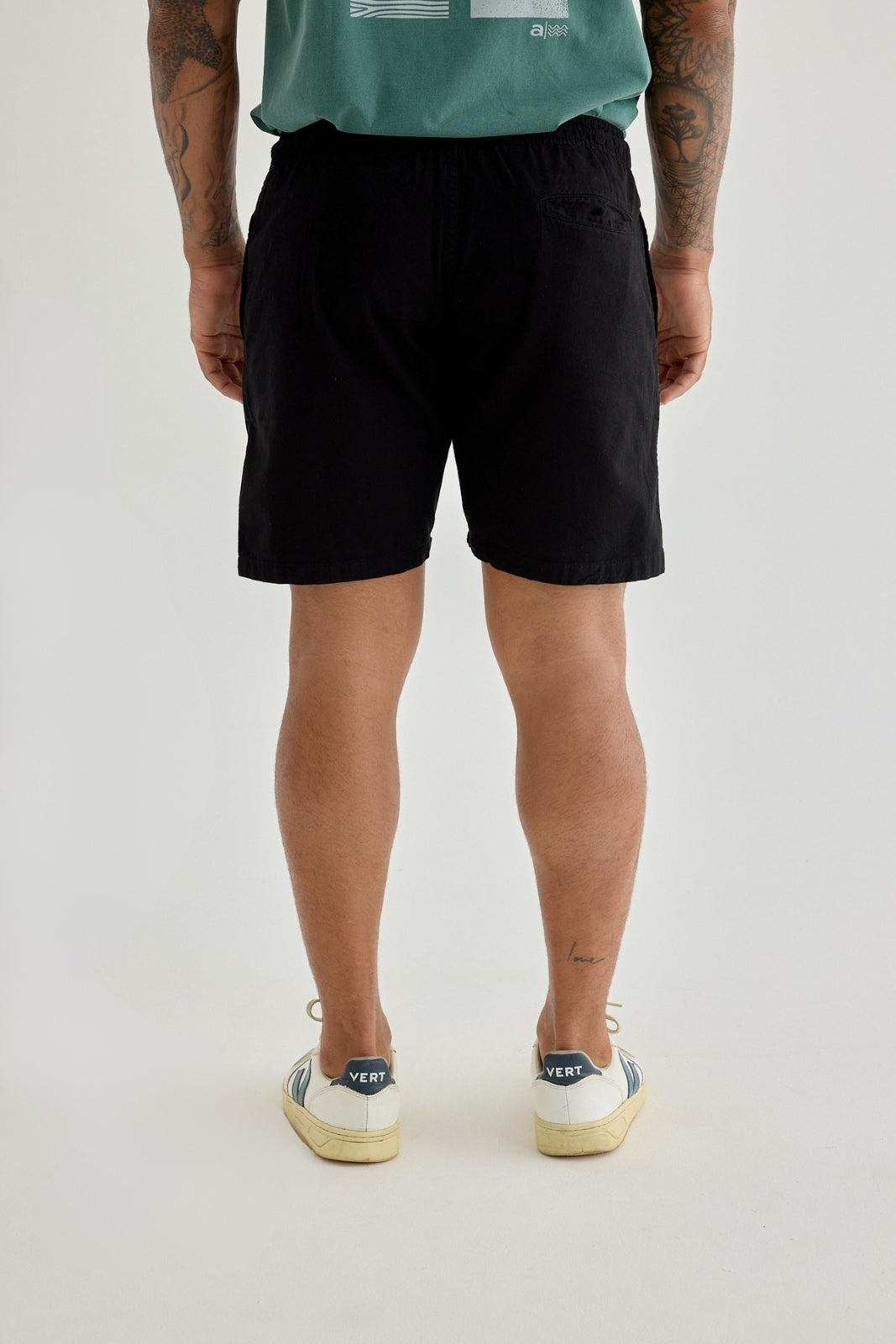 Short de Sarja Walk Ocean - Preto