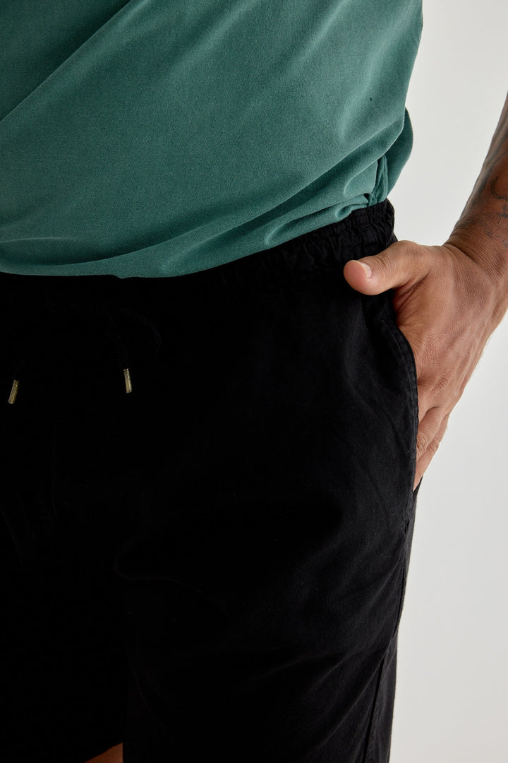 Short de Sarja Walk Ocean - Preto