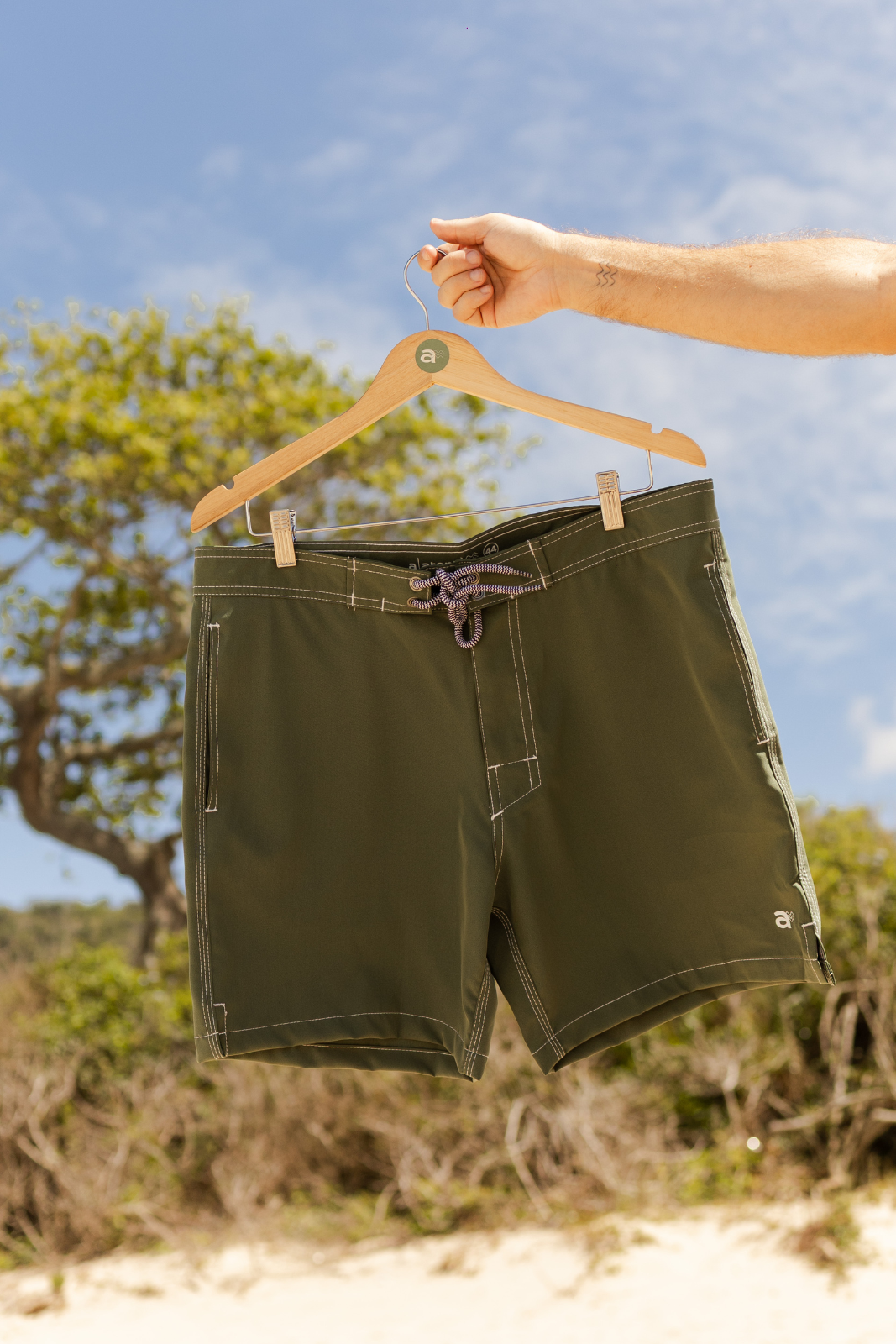 Boardshort Old-school - Verde