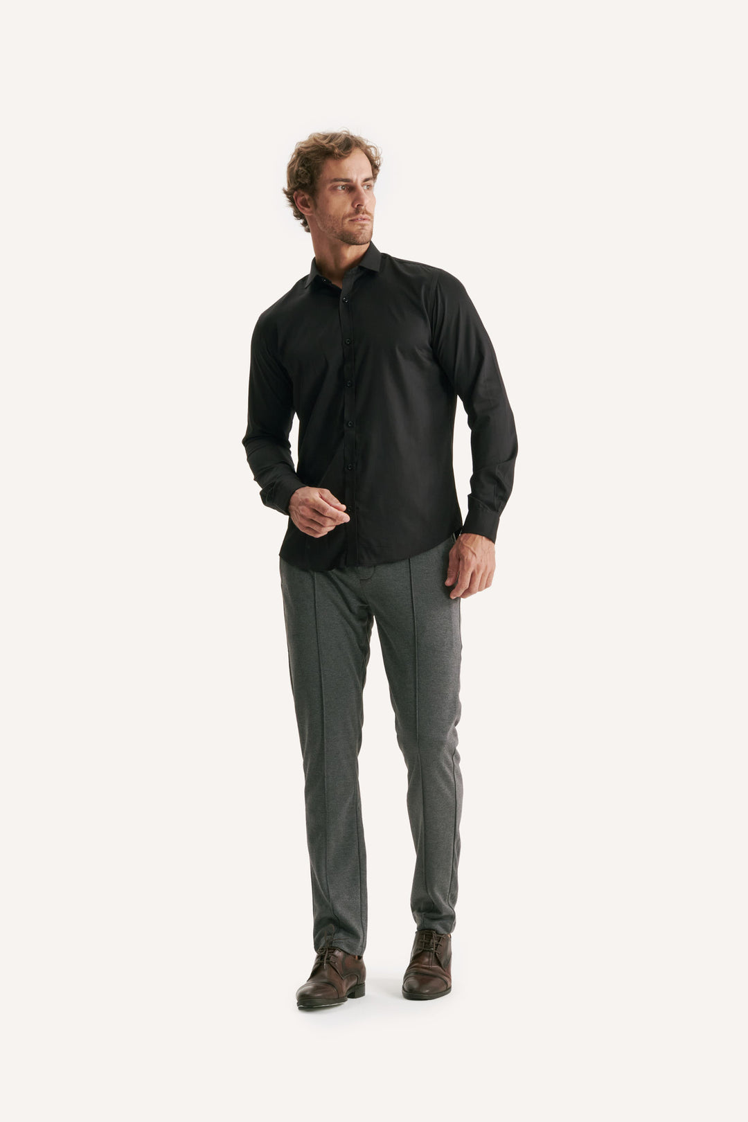 Camisa Fibra de Bambu Essenza- Preta