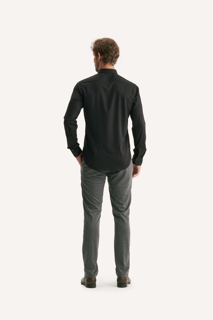 Camisa Fibra de Bambu Essenza- Preta
