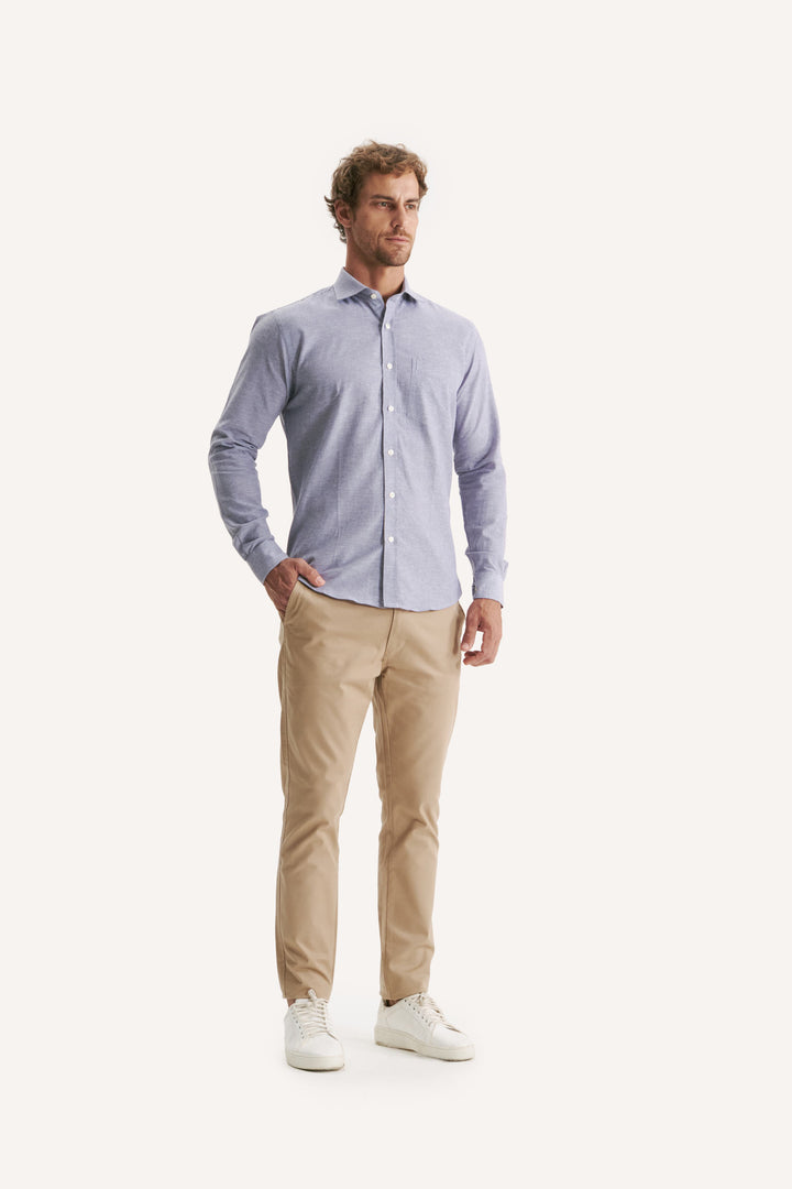 Camisa de Linho Lucca - Azul Claro