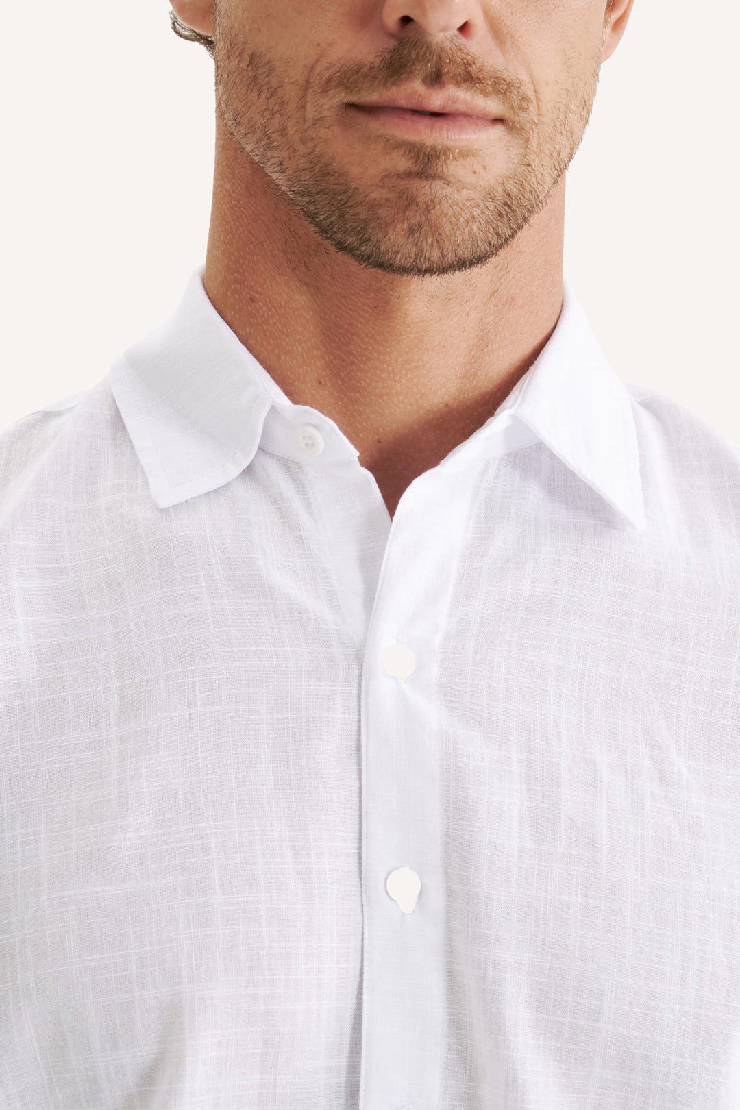 Camisa Cambray Manga Longa - Branca