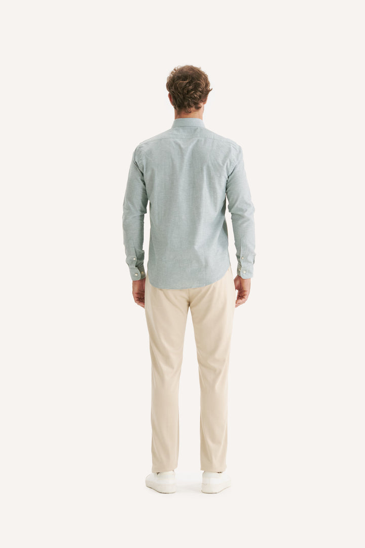 Camisa de Linho Lucca - Verde Claro