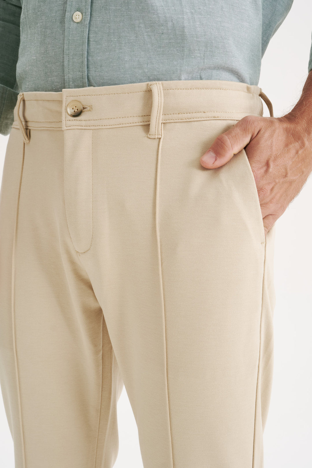 Calça de Alfaiataria Milano - Creme