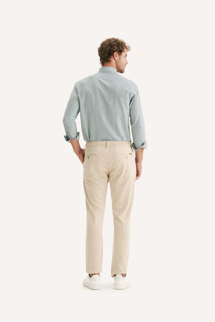 Calça de Alfaiataria Milano - Creme