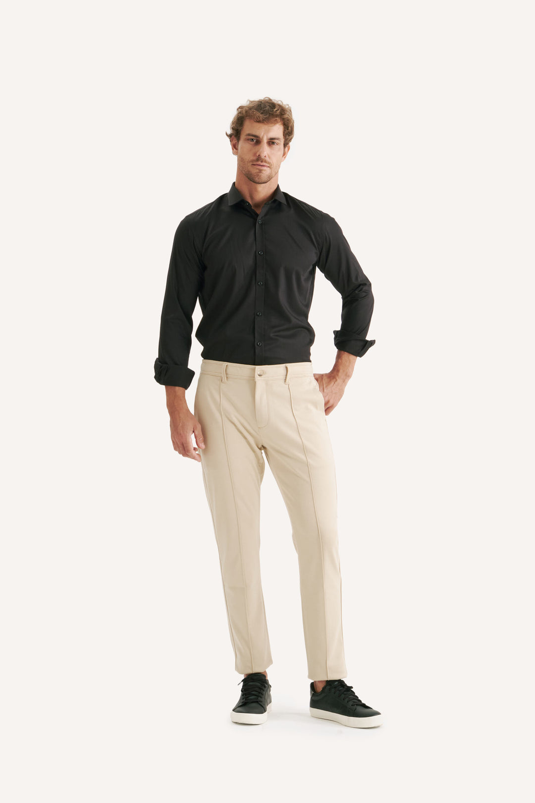 Calça de Alfaiataria Milano - Creme