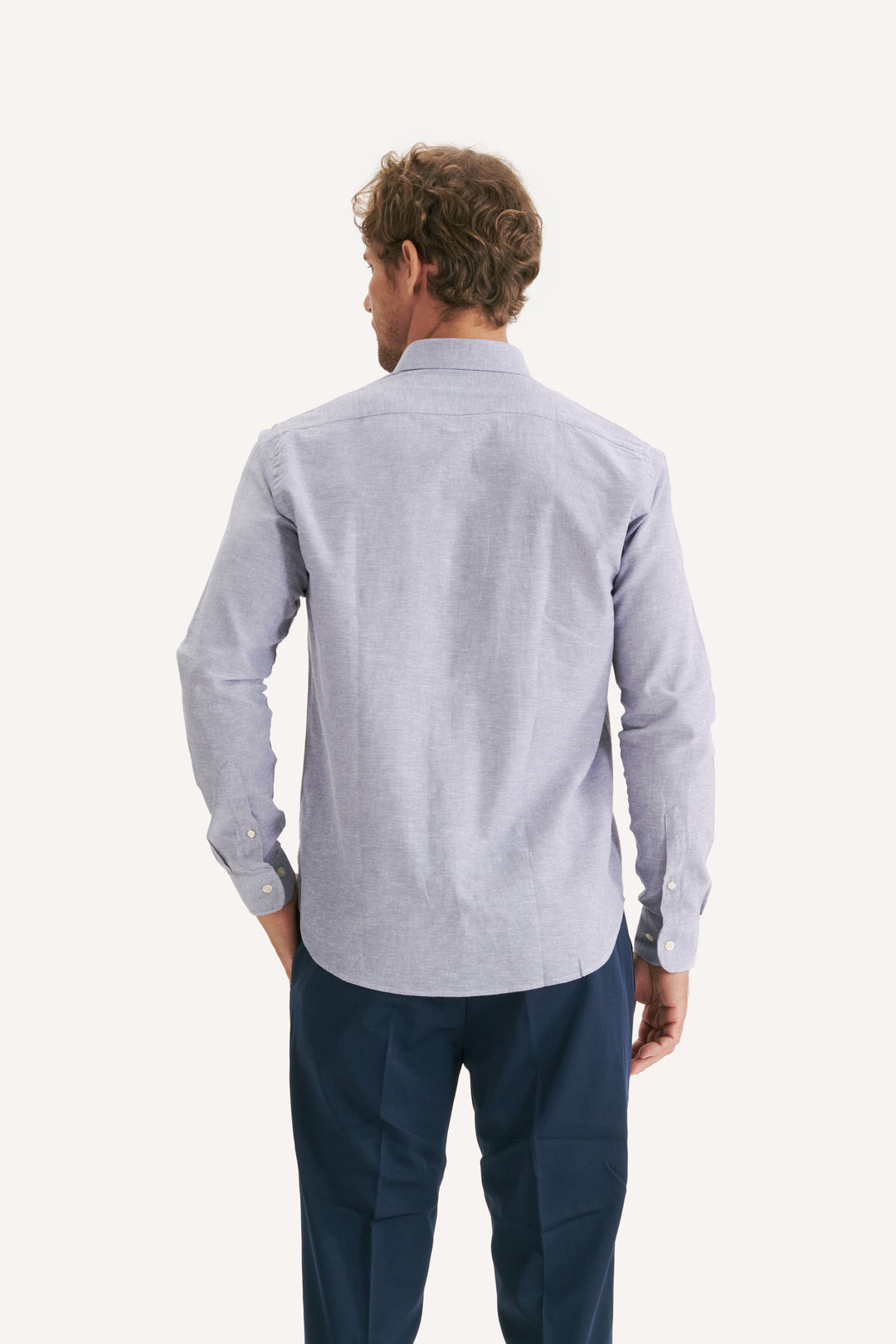 Camisa de Linho Lucca - Azul Claro