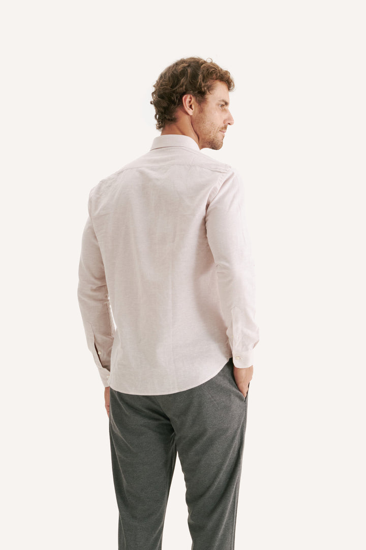 Camisa de Linho Lucca - Bege