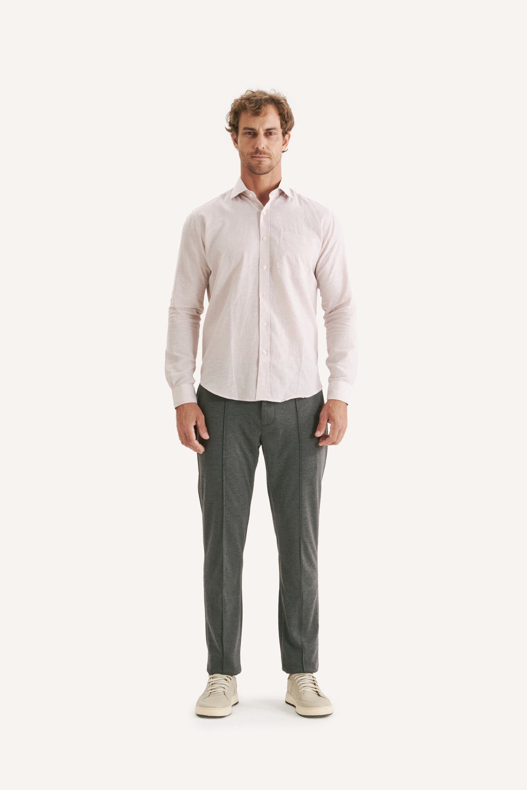 Calça de Alfaiataria Milano - Cinza