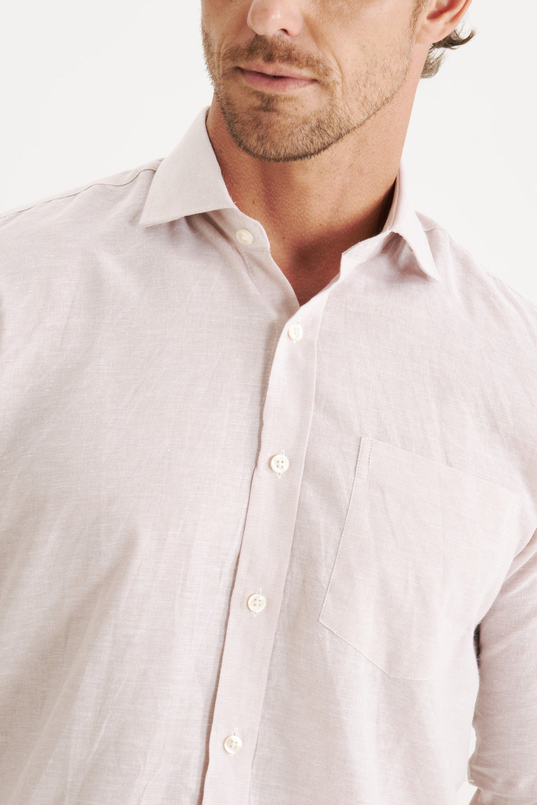 Camisa de Linho Lucca - Bege