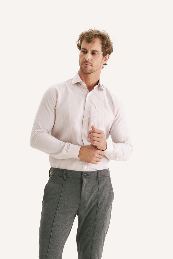 Camisa de Linho Lucca - Bege