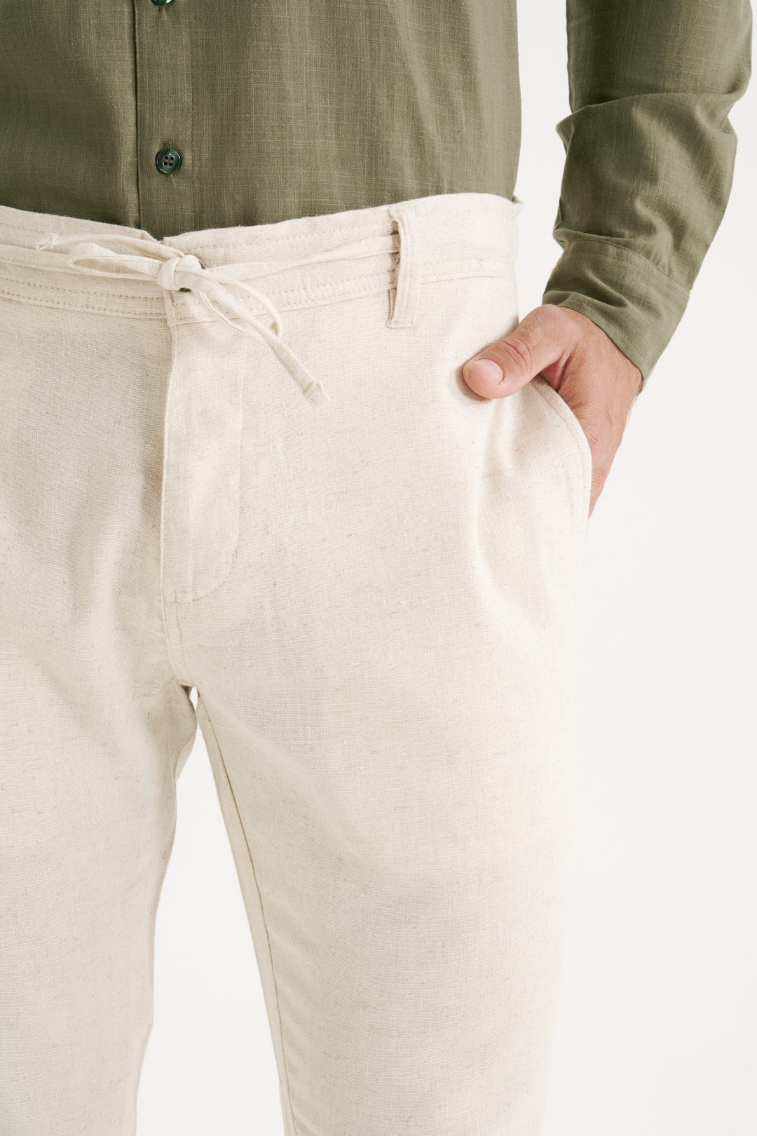 Calça de Linho Firenze - Natural