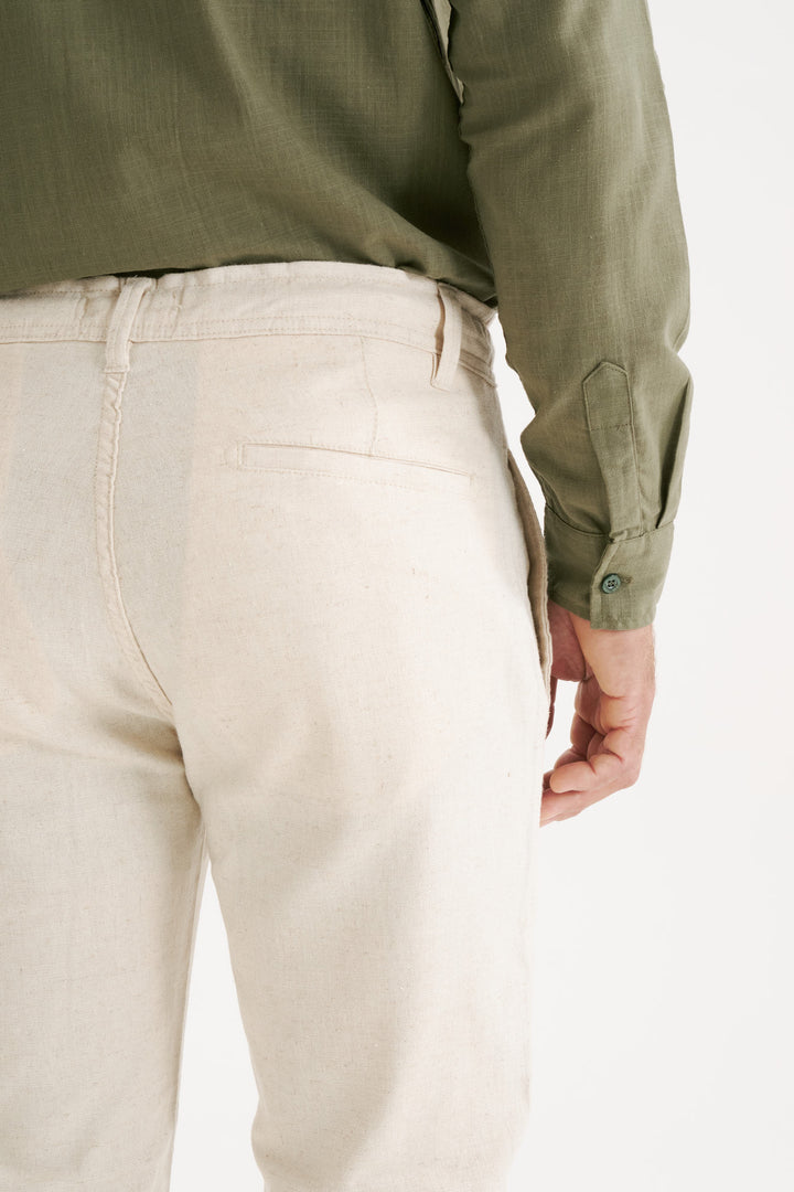 Calça de Linho Firenze - Natural