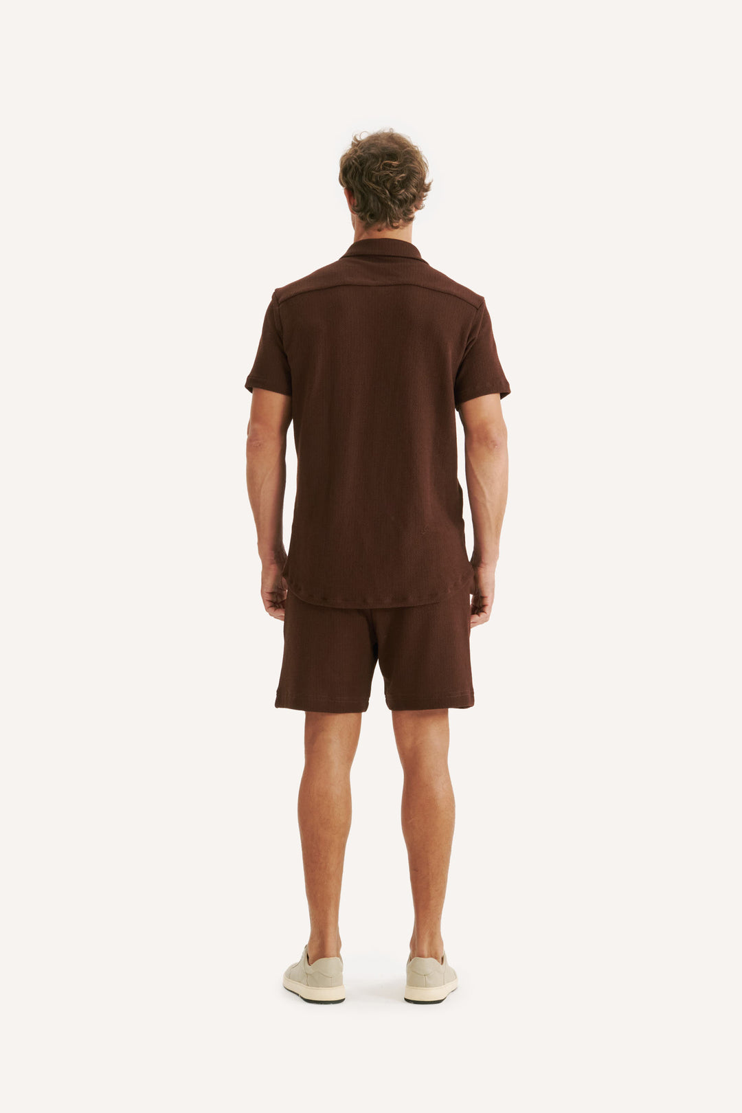 Camisa Texture - Marrom