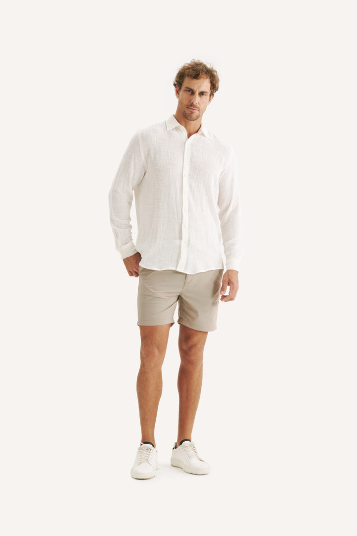 Camisa Mar Manga Longa - Branca